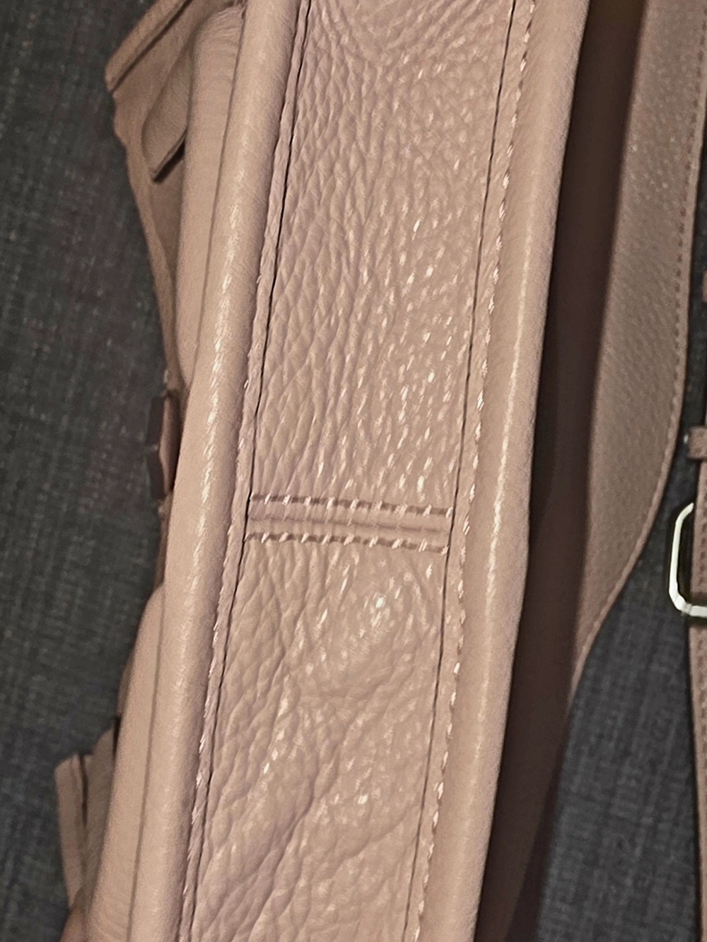 Rebecca Minkoff Kylie Lavendar Unlined Pebbled Leather Crossbody Bag Purse - Picture 10 of 12